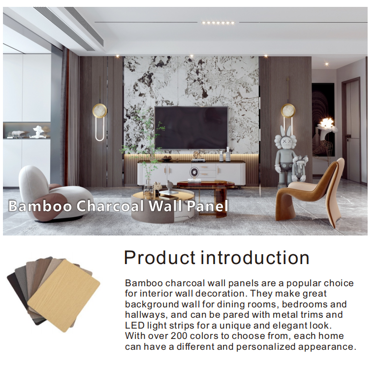 Bamboo Charcoal wall panel